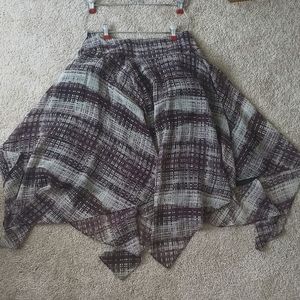 Gorgeous Patterned Silk Skirt